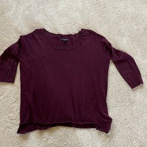 American Eagle lightweight maroon sweater